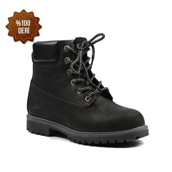Genuine Leather Black Men's Boots