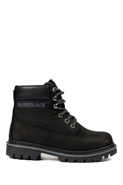 Real Leather Black Women's Boots