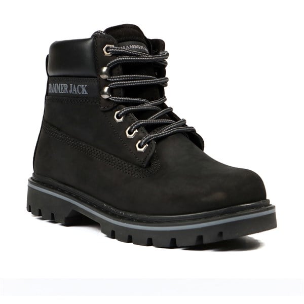 Real Leather Black Women's Boots