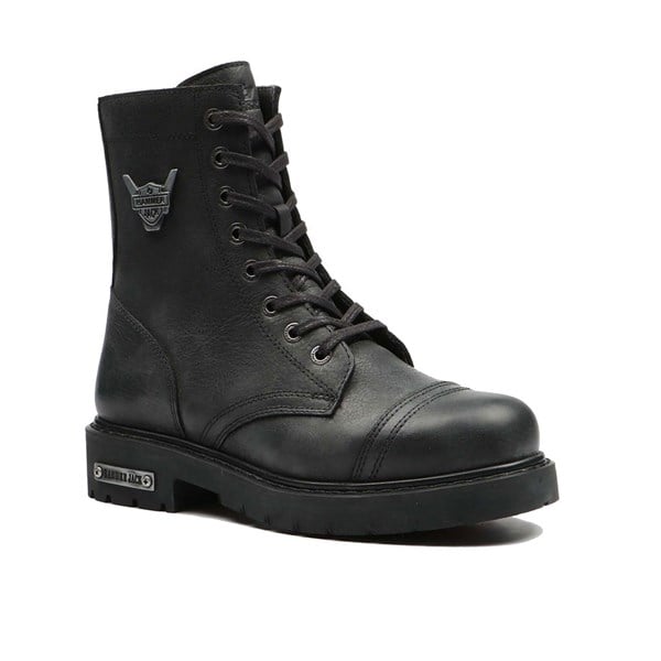 Real Leather Black  Women's Boots