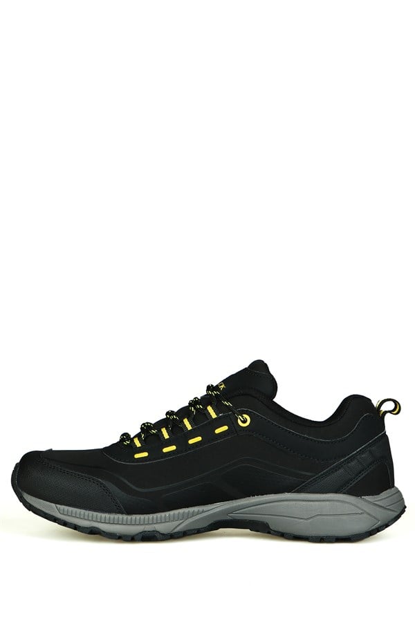 Waterproof Black Yellow Outdoor Men's Shoes
