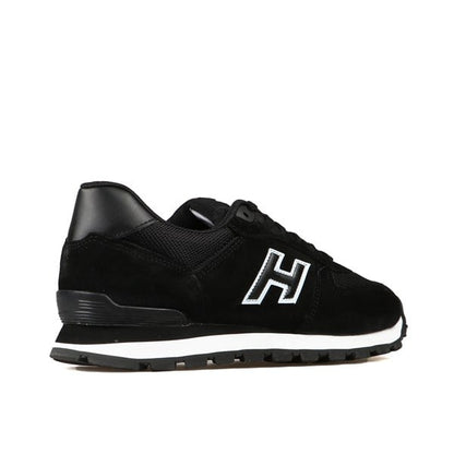 Peruvian Genuine Leather Black Men's Athletic Shoes