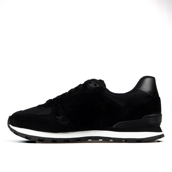 Peruvian Genuine Leather Black Men's Athletic Shoes