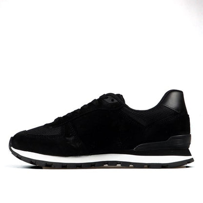 Peruvian Genuine Leather Black Men's Athletic Shoes