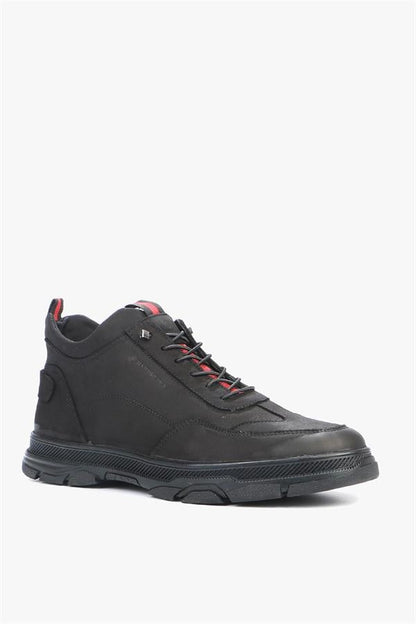 Beckham Genuine Leather Black Men's Boots