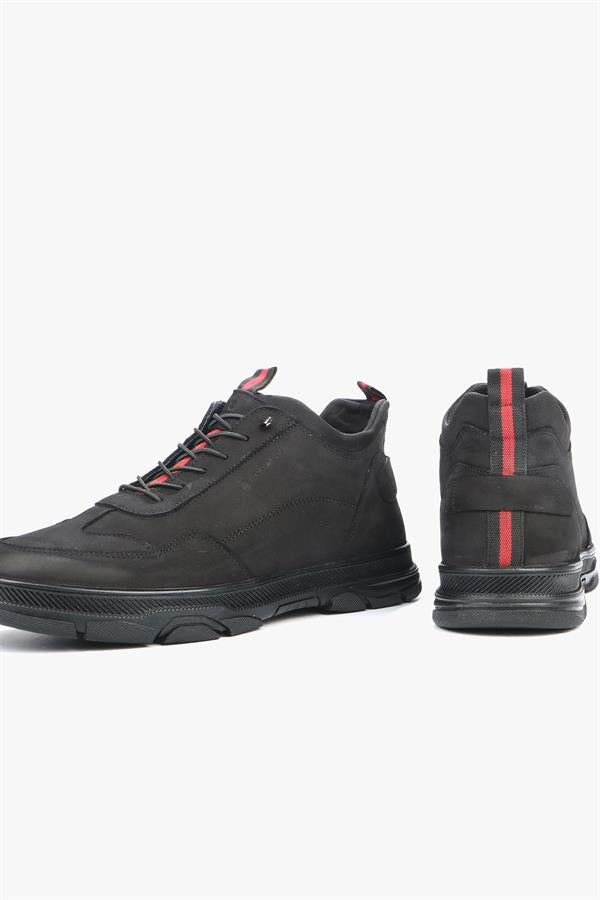 Beckham Genuine Leather Black Men's Boots