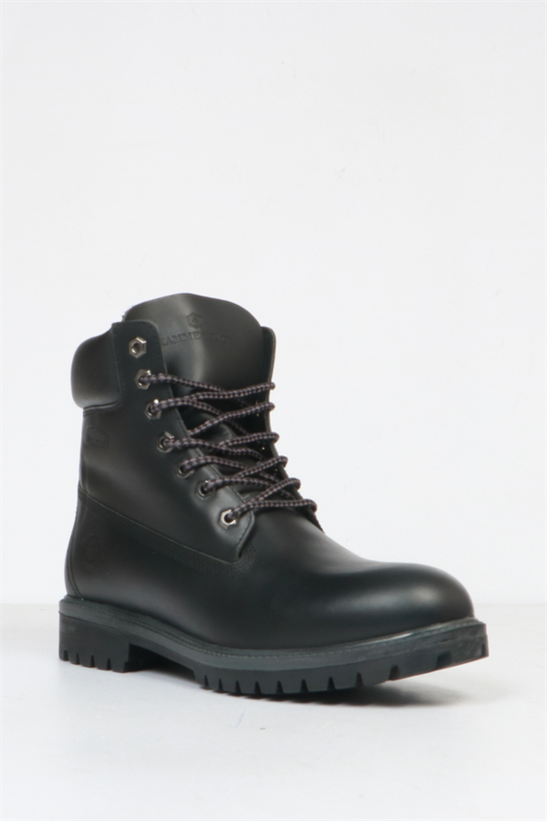 Genuine Leather Black Men's Boots