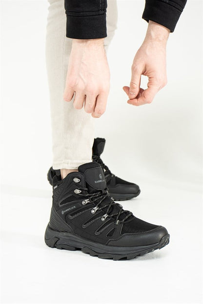 Gospel Outdoor Waterproof Black Men's Boots