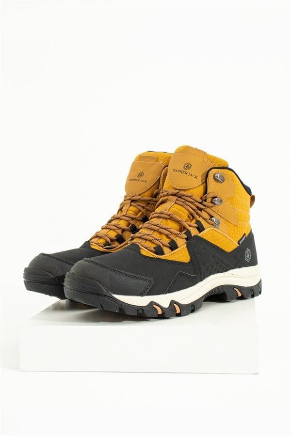 Vader Waterproof Black Yellow Outdoor Men's Boots