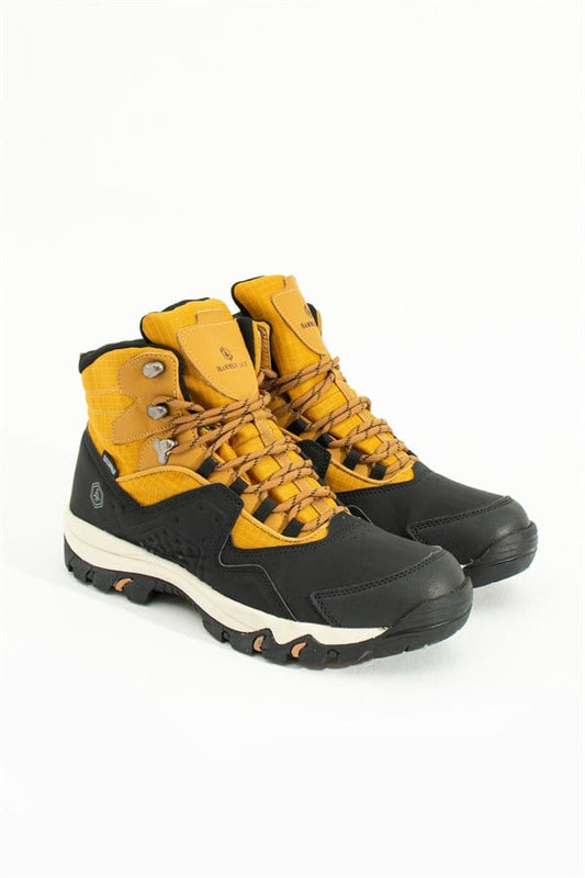 Vader Waterproof Black Yellow Outdoor Men's Boots