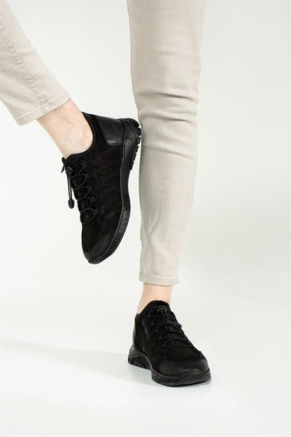 Arturo Genuine Leather Black Outdoor Men's Boots
