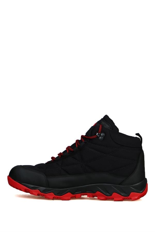 Outdoor Waterproof Black Red Men's Boots