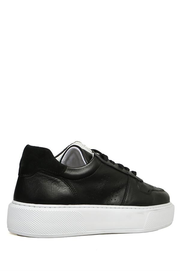 Leeds Genuine Leather Black Men's Shoes