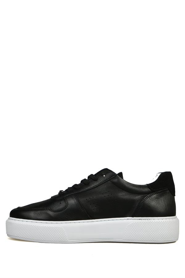 Leeds Genuine Leather Black Men's Shoes