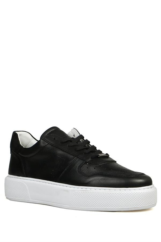 Leeds Genuine Leather Black Men's Shoes