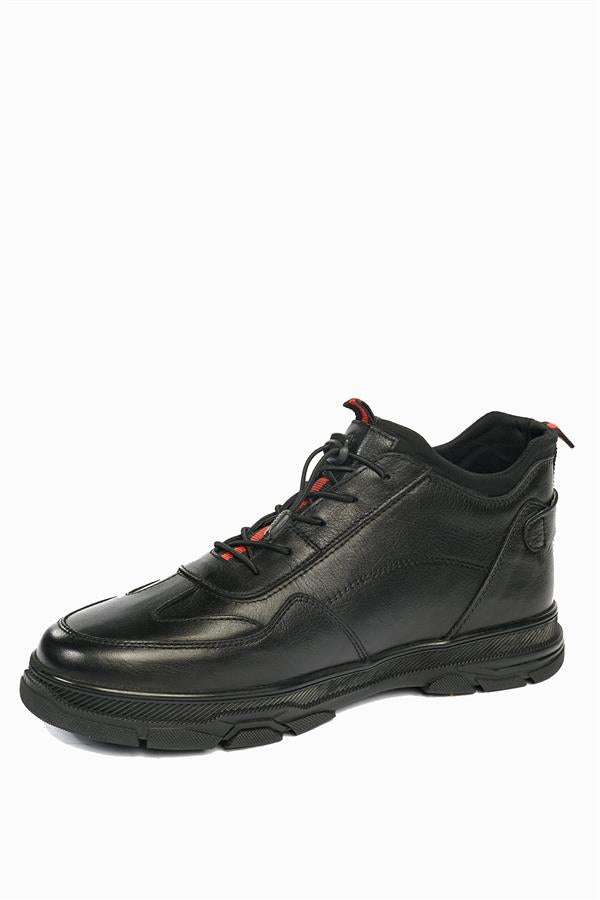 Beckham Genuine Leather Black Men's Boots