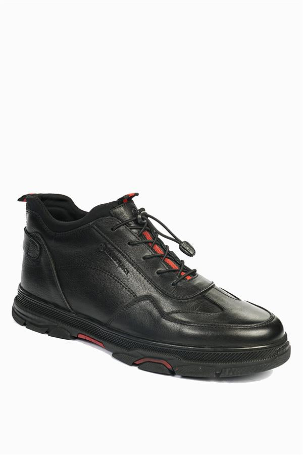 Beckham Genuine Leather Black Men's Boots