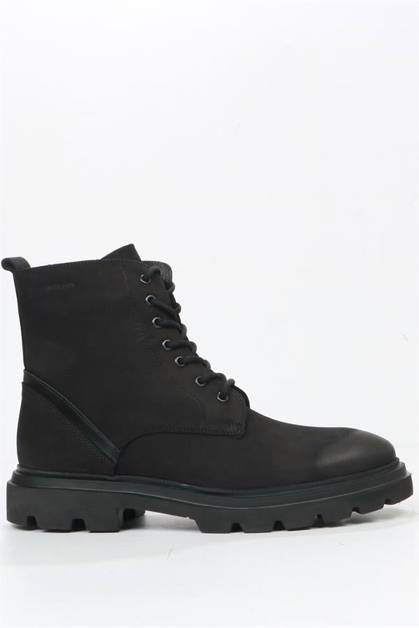 Colombo Black Leather Outdoor Men's Boots