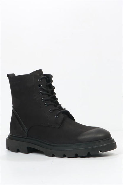 Colombo Black Leather Outdoor Men's Boots