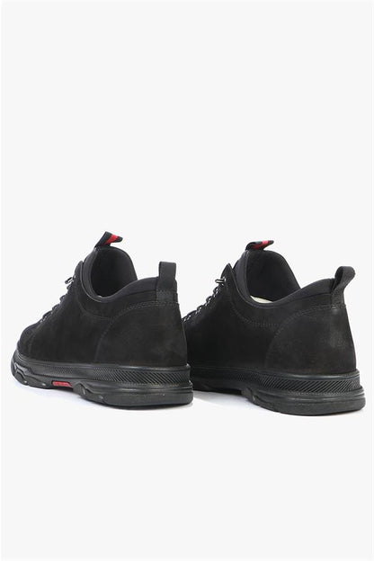 Genuine Leather Black Men's Shoes