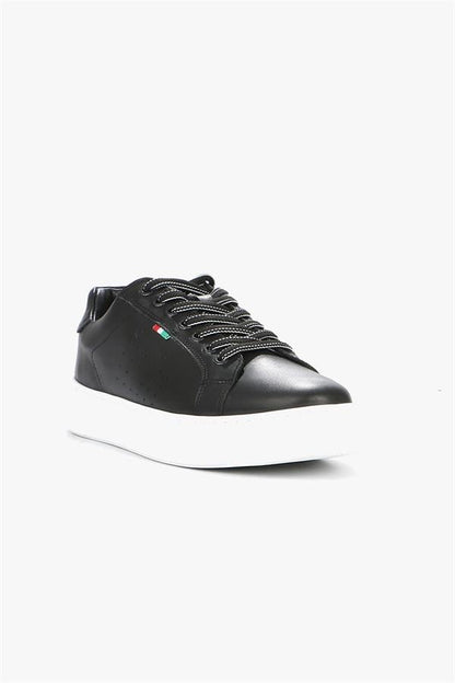 Genuine Leather Black Men's Shoes