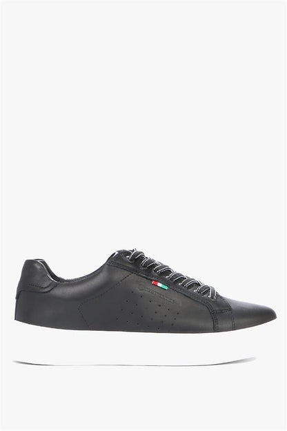 Genuine Leather Black Men's Shoes