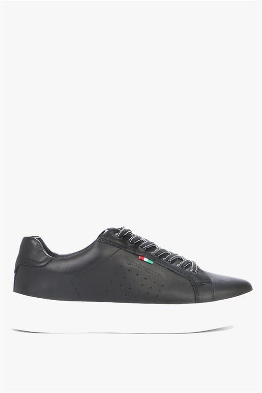 Genuine Leather Black Men's Shoes