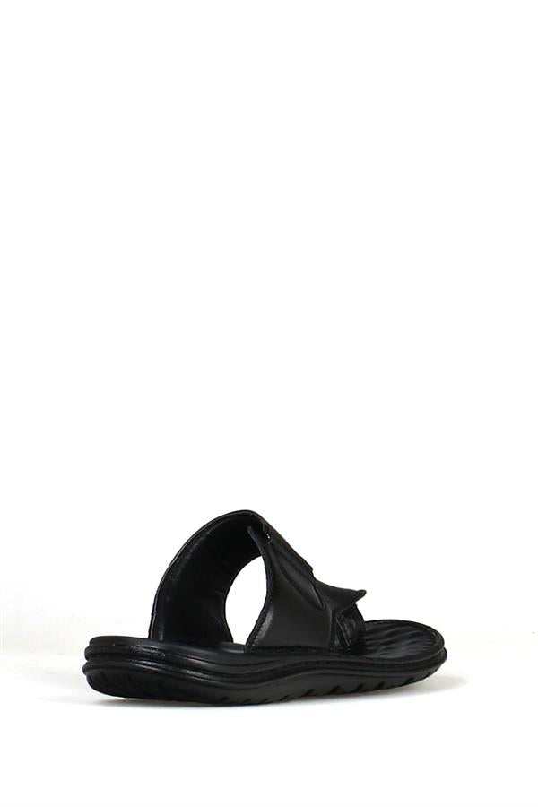Black Men's Slippers