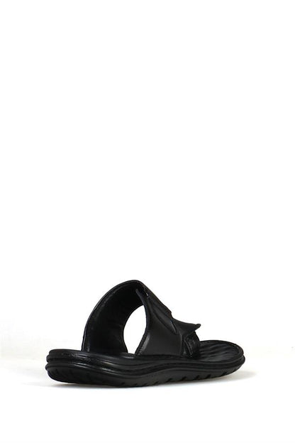 Black Men's Slippers