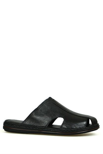 Black Men's Slippers
