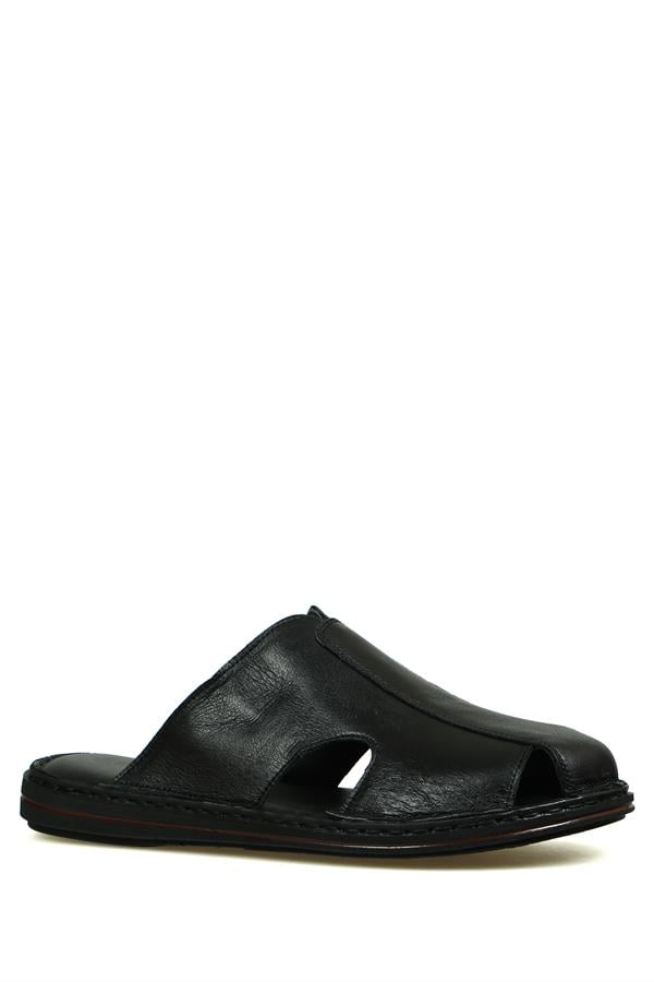 Black Men's Slippers