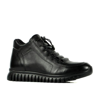Genine Leather Black Outdoor Men's Boots