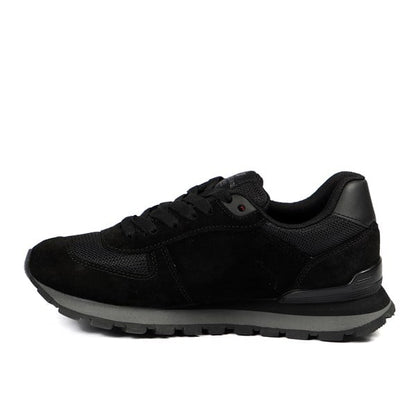 Peruvian Genuine Leather Black Women's Sports Shoes