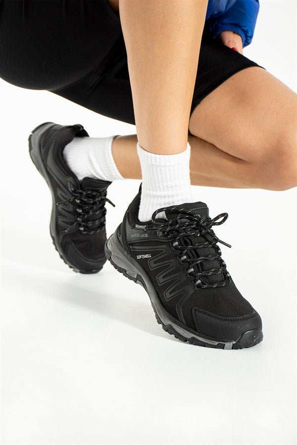 Fresco Black Waterproof Women's Outdoor Shoes