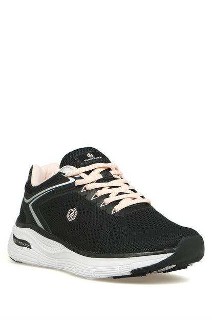 Polina Black & Pink Women's Athletic Shoes
