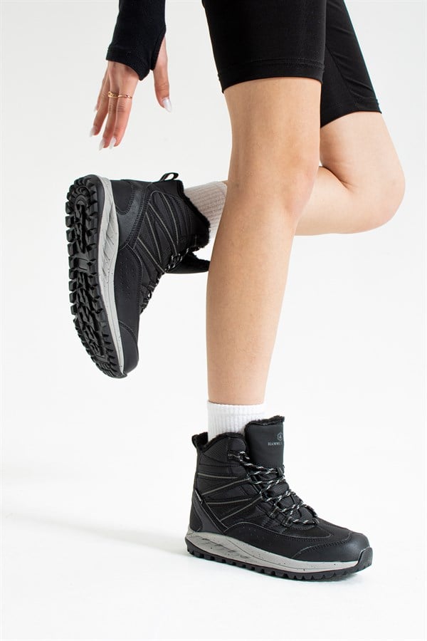 Kendall Waterproof Black Outdoor Women's Boots