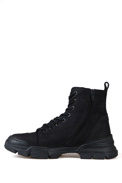 Bonn Genuine Leather Black Outdoor Women's Boots