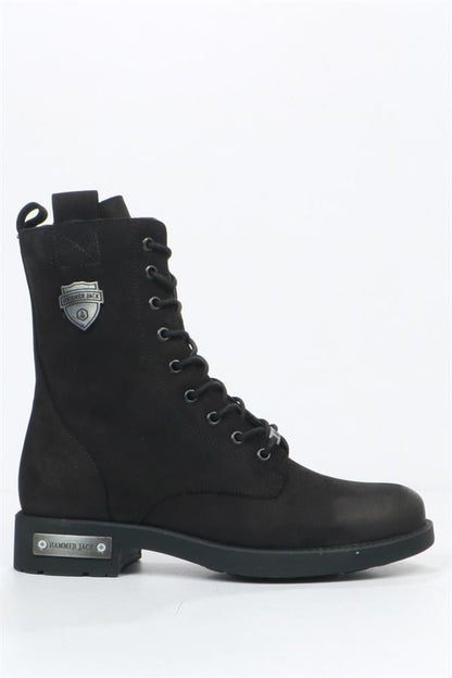 Real Leather Black Women's Boots