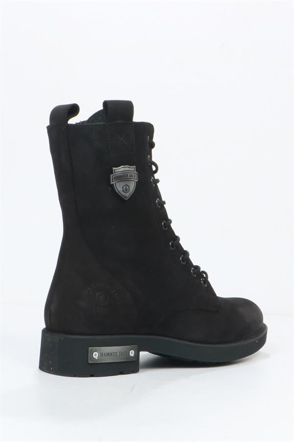Real Leather Black Women's Boots