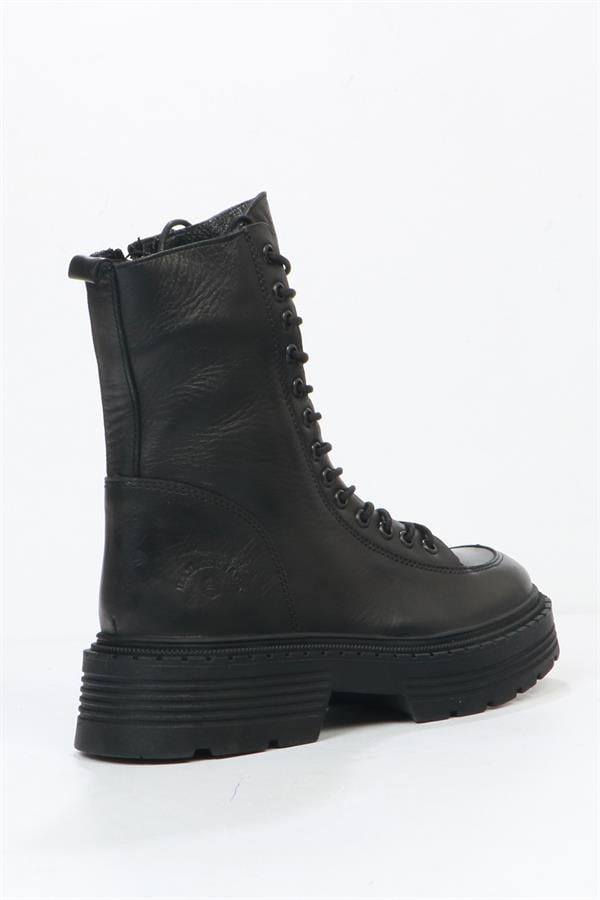 Genuine Leather Black Women's Boots