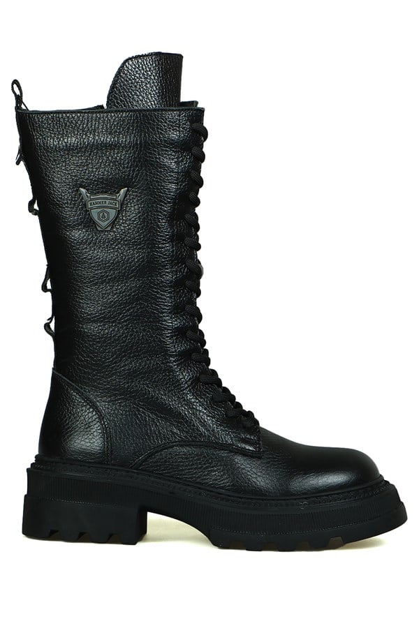 Fenix Genuine Leather Black Outdoor Women's Shoes
