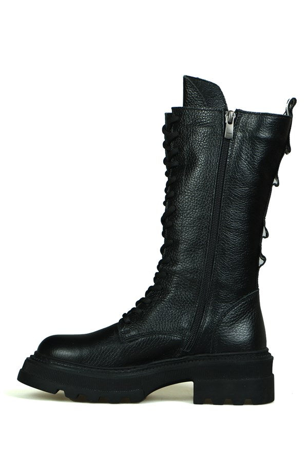 Fenix Genuine Leather Black Outdoor Women's Shoes