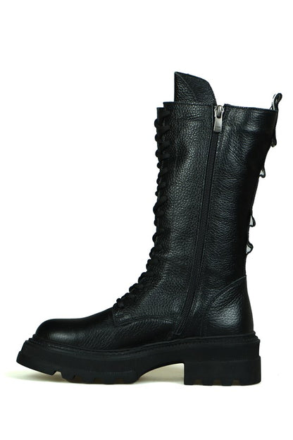 Fenix Genuine Leather Black Outdoor Women's Shoes
