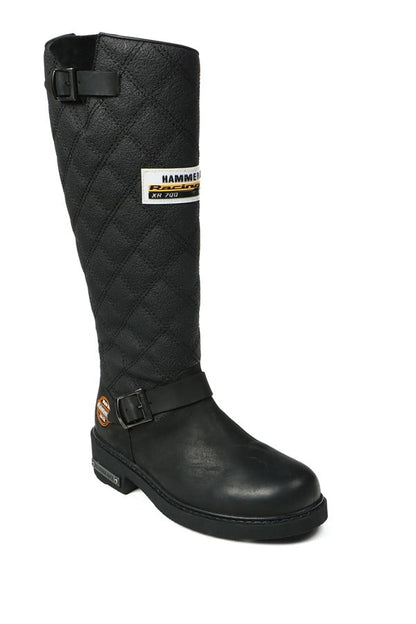 Black Women's Boots Genuine Leather