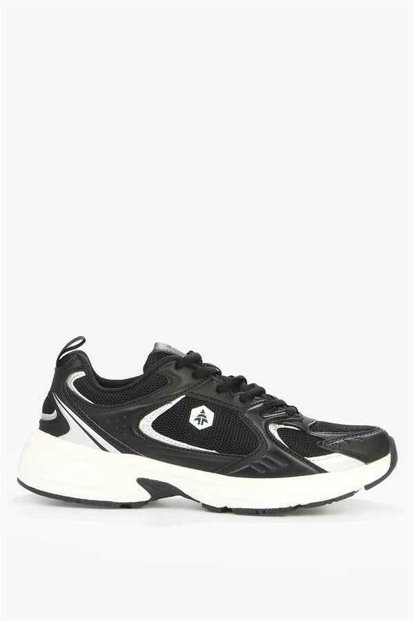 Songa Black And White Women's Sports Shoes