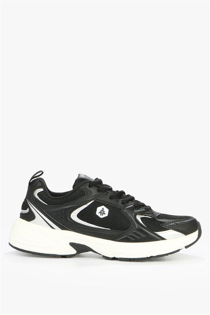Songa Black And White Women's Sports Shoes