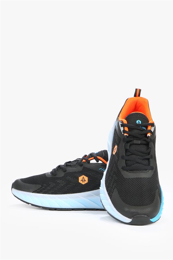Lorisir Black Orange Men's Athletic Shoes