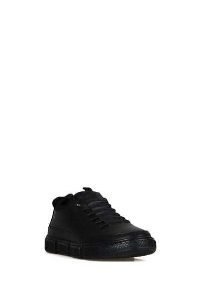 Real Madrid Leather Black Men's Shoes