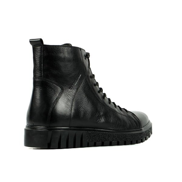 Genuine Leather Black Men's Boots