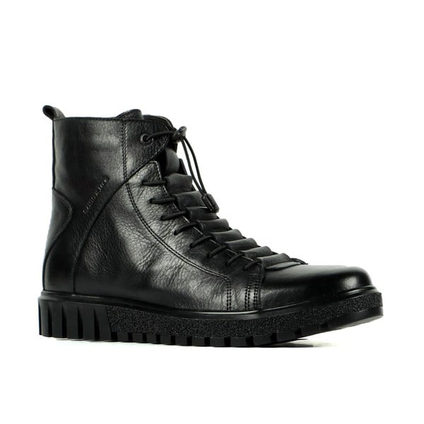 Genuine Leather Black Men's Boots